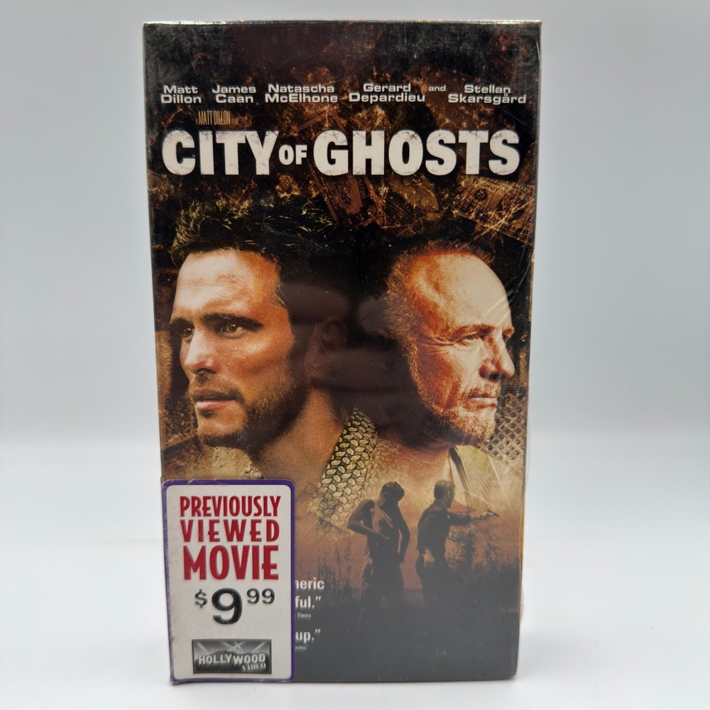 City of Ghosts VHS Matt Dillon James Caan HOLLYWOOD VIDEO RESEALED 2003 Thriller